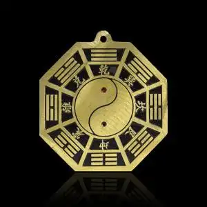 开光纯铜太极阴阳八卦镜镇宅辟邪招财八卦阴阳铜镜调理阴阳化煞