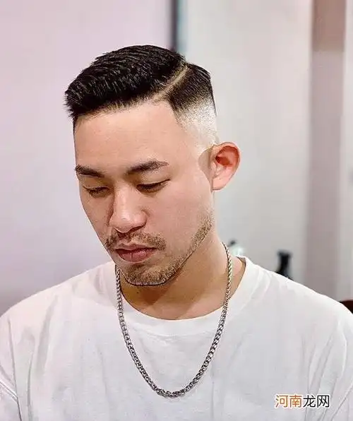 实际效果增添风采【男生"侧背"头型潮流个性化,比传统式大背头帅多了