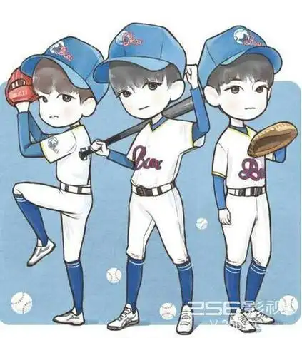 tfboys卡通简笔画色彩