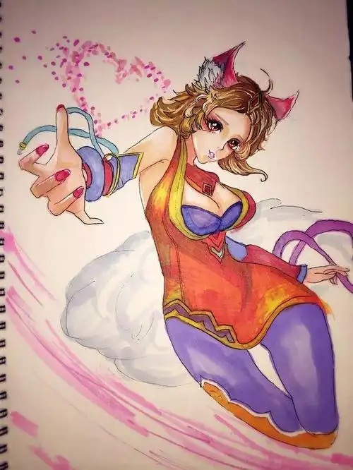 九尾狐妲己怎么简笔画 九尾狐狸怎么画简笔画