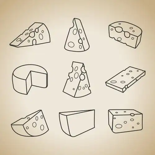 奶酪简笔画怎么画