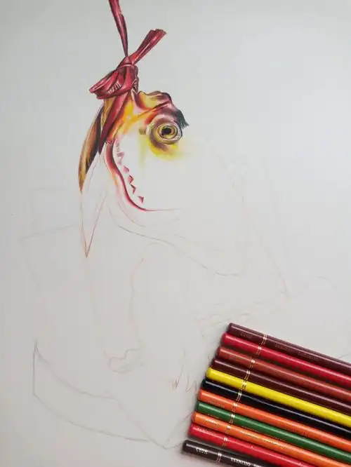 小雨同绘大鱼头