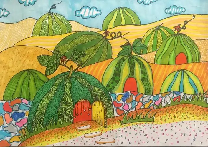 琼海市第一小学·2019年元旦·三至六年级绘画优秀作品展