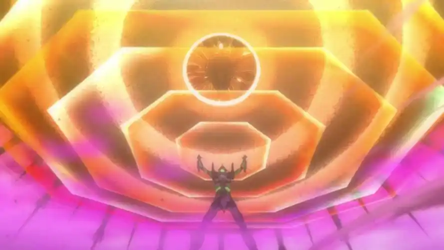 按照痞子的设定,主角一行所驾驶的eva连同来袭的敌人"使徒"均能施展at