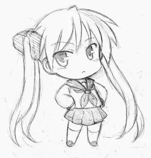 漫画人物简笔画 漫画人物简笔画初学者