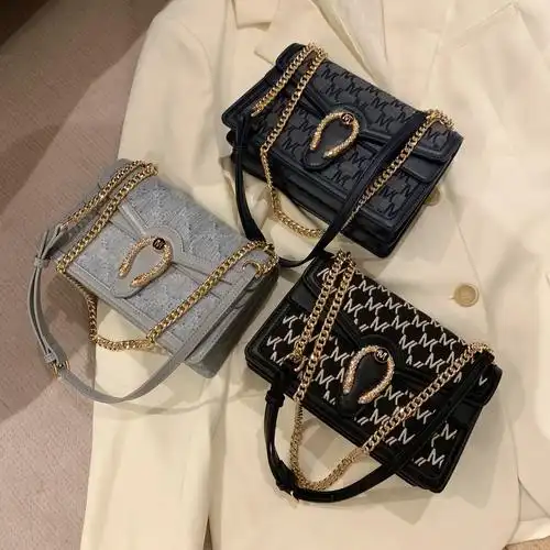 酒之意韵 链条包包女夏2021新款爆款时尚单肩斜挎包