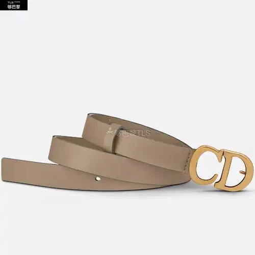 【包邮包税】 dior迪奥 21年春夏 女士 腰带 马鞍腰带-20-毫米暖灰