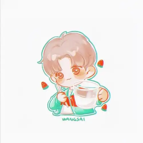 成年猛虎王源的q版饭绘 可可爱爱没有脑袋?