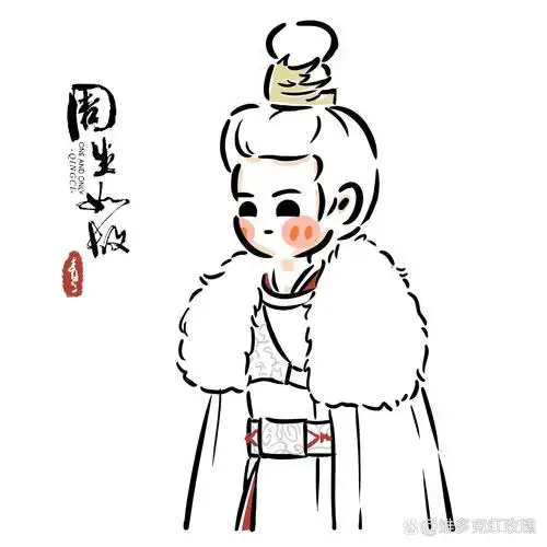 了只任嘉伦一生一世现代装～ 古装&现代装,不一样的周生辰～ #简笔画