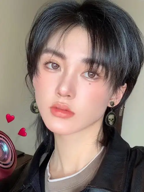 明星同款假发男鲻鱼头发型逼真蓬松整顶假发