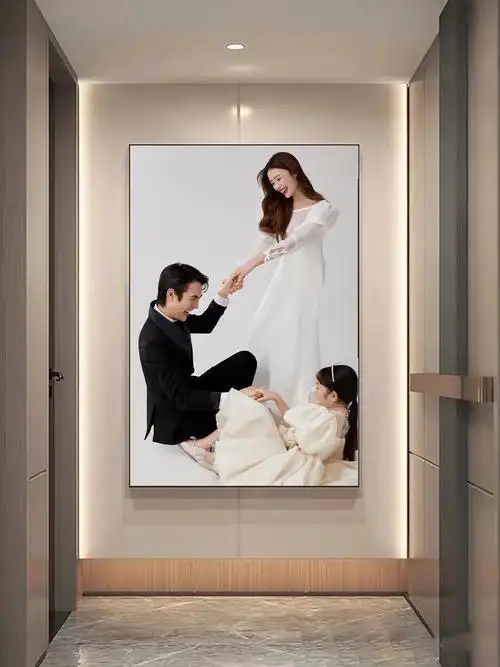 亲子照全家福选一张挂在家里你会选择哪张71