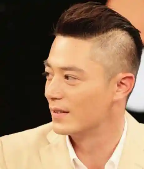 男明星短发霍建华最新莫西干发型超有型