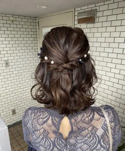 中长发的盘发经典