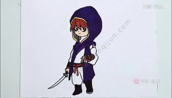 刺客伍六七人物简笔画q