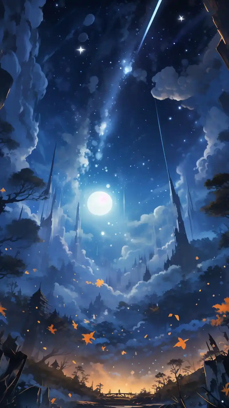 二次元治愈系夜空壁纸精选90