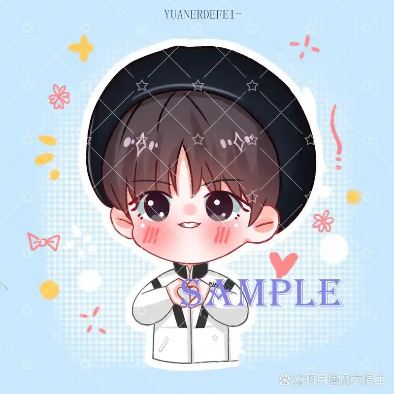 简笔画/明星q版/q版头像/漫画 宋亚轩丁程鑫刘耀文吉祥弟弟朱志鑫