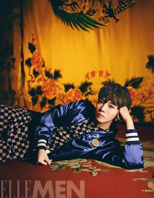 上游时尚|鹿晗解锁《ellemen》五月刊封面人物大片,尽显浓郁色彩复古