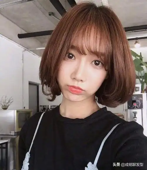 适合大长脸的短发女最新发型,长脸妹子们看过来,这些短发让你秒变甜美