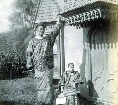 历史上的第一巨人詹世钗,身高3米19娶英国妻子,其后代现状如何