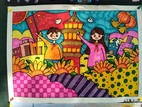 小学大同校区4年级1部优秀作品展 写美篇  秋天是一首诗,秋天是一幅画