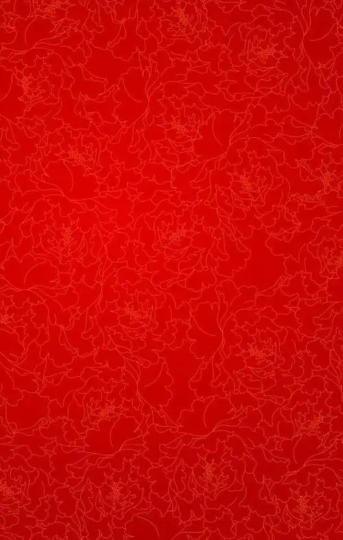 古风红色线条背景