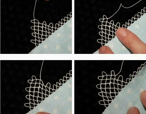 精致的手缝花边