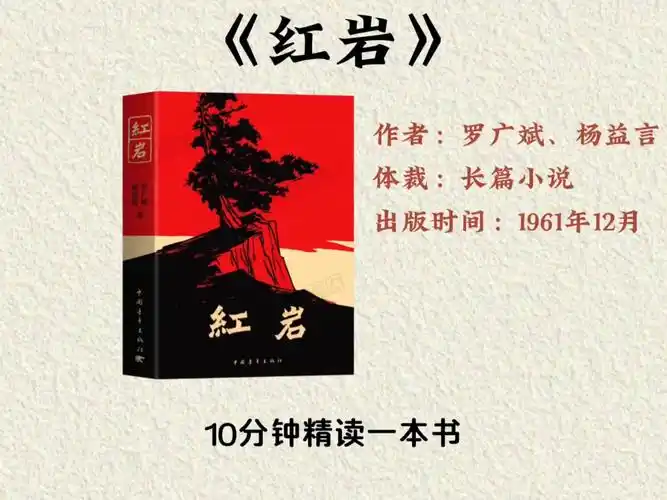 十分钟精读一本书,今天我们来读《红岩》