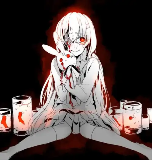 求二次元动漫女生冷酷头像,最好有血神马的如有水印,请自行删去.