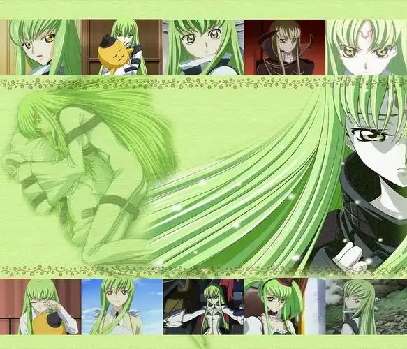 c. 气质女王,绿色长发,拼图系列