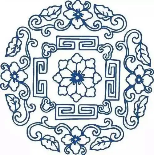 中国纹样,东方表达……青花瓷纹样