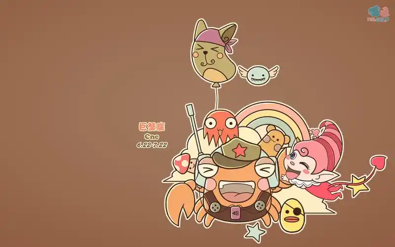 > 十二星座动漫设计高清电脑桌面主题壁纸图片下载(1920×1200)