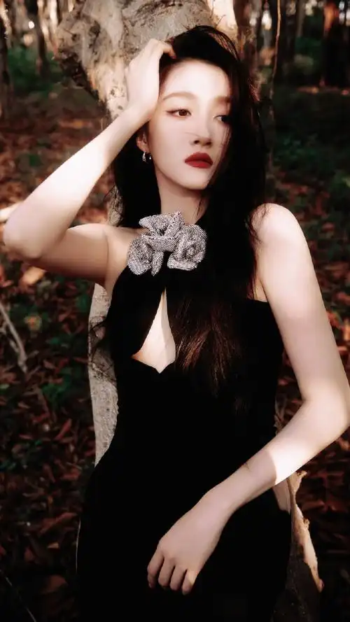 关晓彤港风千金妆