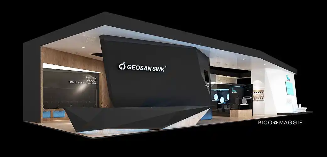 geosan sink韩国巨杉品牌展示展厅设计_瑞可玛吉商业艺术-站酷zcool