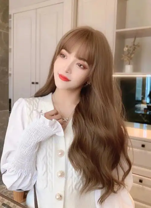 秋冬发色超级显白的亚麻色不用漂不用漂