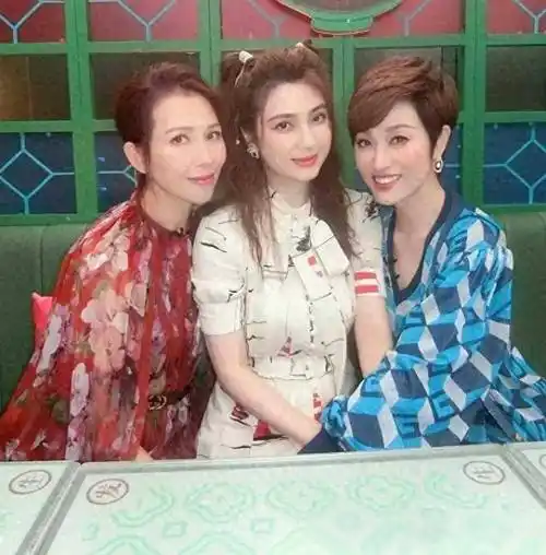 蔡少芬洪欣陈法蓉展示闺蜜情深合影温馨冻人