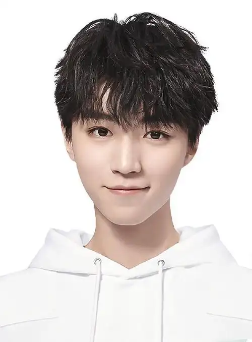 tfboys分享210613王俊凯粉丝制作证件照合集五官优越一脸正气