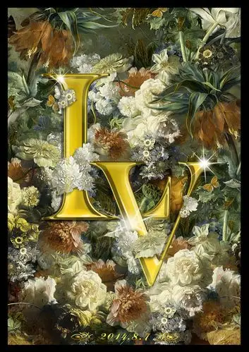 花中以lv为主题的