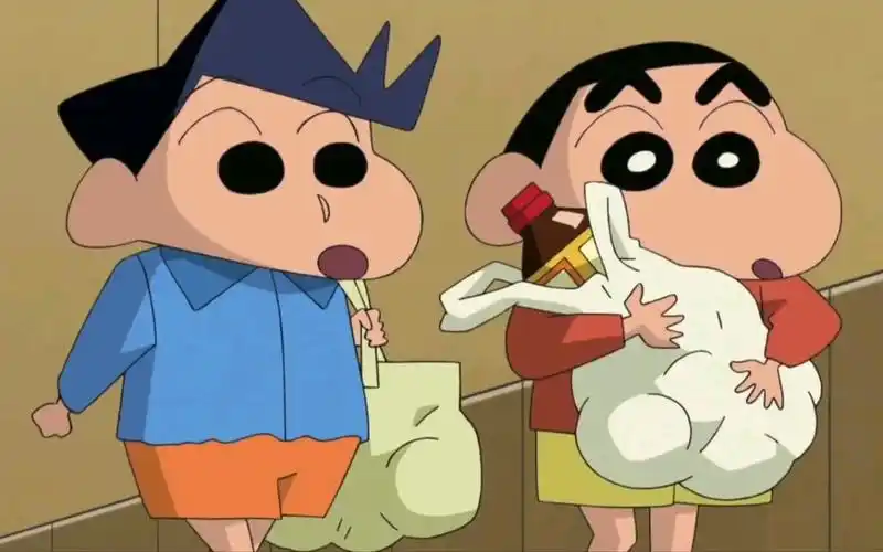 【蜡笔小新】和风间一起跑腿