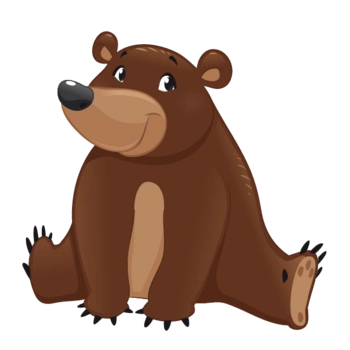 免抠卡通大狗熊