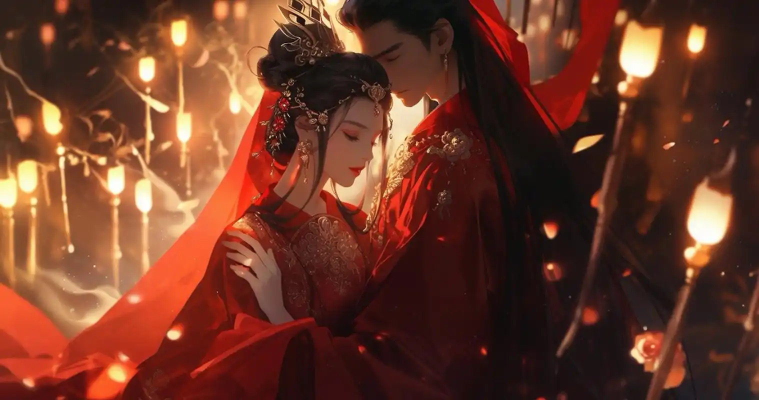 古风新婚,洞房花烛
