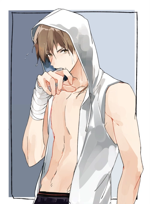 恋与制作人 白起 饭绘(cr:柚又_)