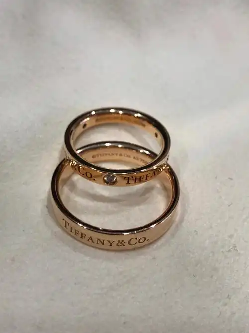 蒂芙尼logo系列7869超喜欢的一款对戒