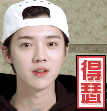 嘚瑟可爱鹿晗gif动图_动态图_表情包下载_soogif