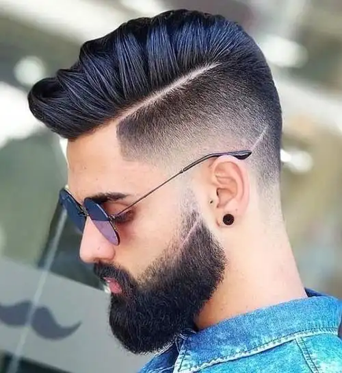 经典侧分背头发型 时尚帅气不过时_时尚男发 - 美发站