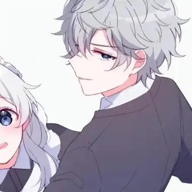 手绘情侣头像情侣专用