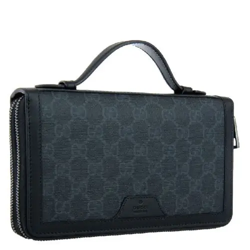 gucci古驰双g牛皮男士旅行证件手提包395708kgdhr1078