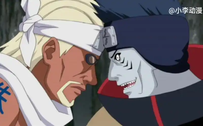 干柿鬼鲛vs奇拉比,完美人柱力大败于无尾尾兽,雷影及时救场