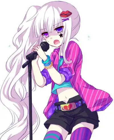 异瞳,紫,二次元