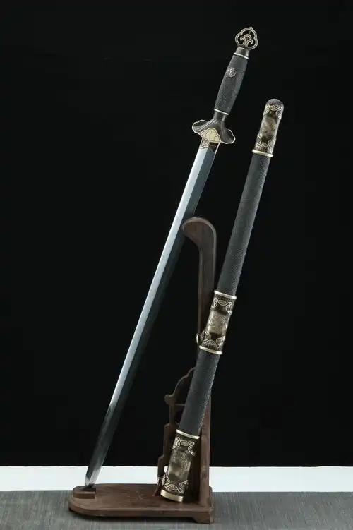 宋剑(真鱼皮粗颗粒—黑色款)