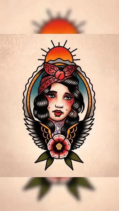 oldschool纹身手稿分享